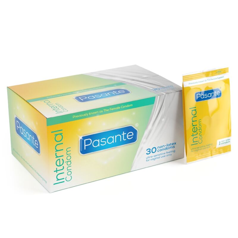 PASANTE - INTERNAL FEMALE CONDOMS BOX 30 UNITS