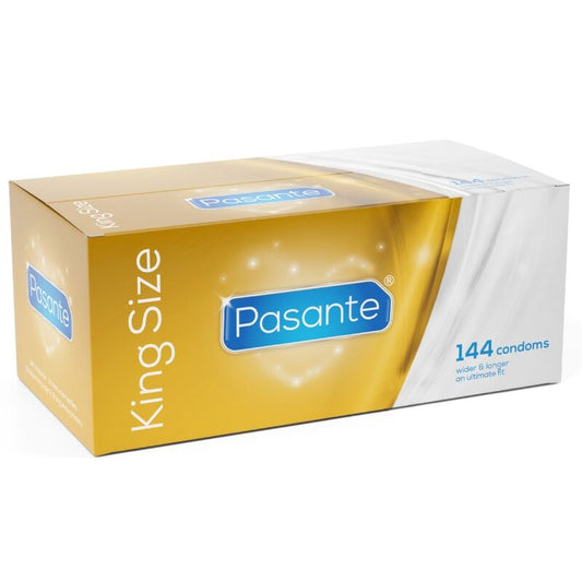 PASANTE - CONDOMS KING SIZE BOX 144 UNITS