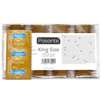 PASANTE - CONDOMS KING SIZE BAG 144 UNITS