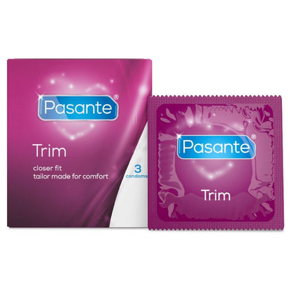 PASANTE - PRÉSERVATIF FIN TRIM MS BOÎTE DE 3