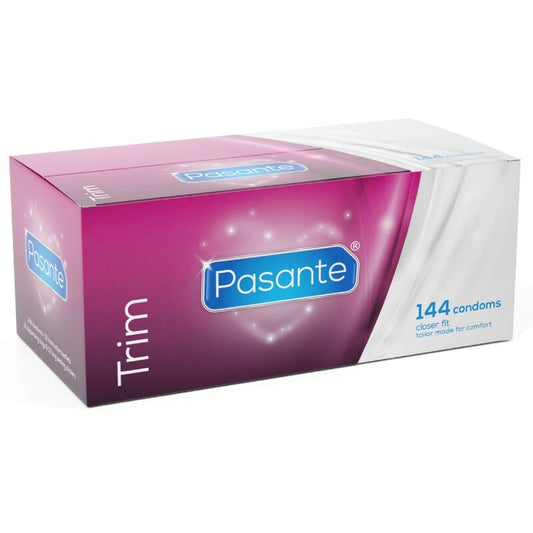 PASANTE - CONDOMS TRIM CLOSER FIT CAJA 144 UNITS