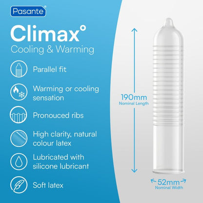 PASANTE - CLIMAX 6 HEAT EFFECT + 6 COOL EFFECT / 12 UNITS