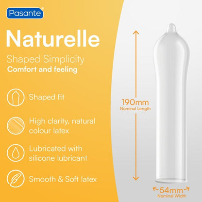 PASANTE - CONDOMS ECO PACK NATURELLE BAG 288 UNITS