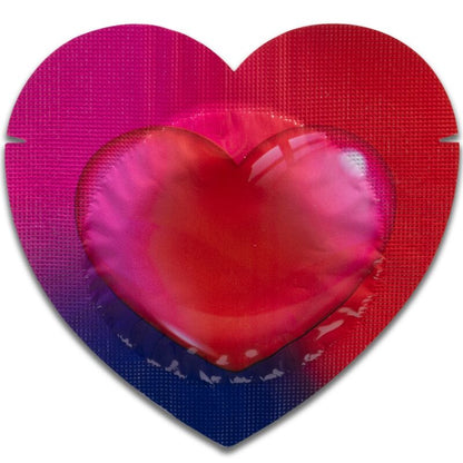 PASANTE - CONDOMS RED HEART SHAPE BAG 144 UNITS