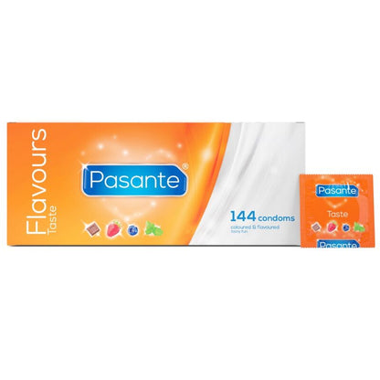 PASANTE - CONDOMS FLAVORS 144 UNITS