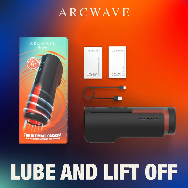ARCWAVE - MASTURBADOR AUTOMÁTICO PARA HOMBRE THRUSTER CON MOVIMIENTOS DE EMBESTIDA, ROTACIÓN Y CONTROL