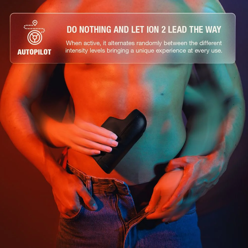 ARCWAVE - ION 2 MASTURBADOR MASCULINO CON ESTIMULACIÓN POR PULSOS DE AIRE NEGRO