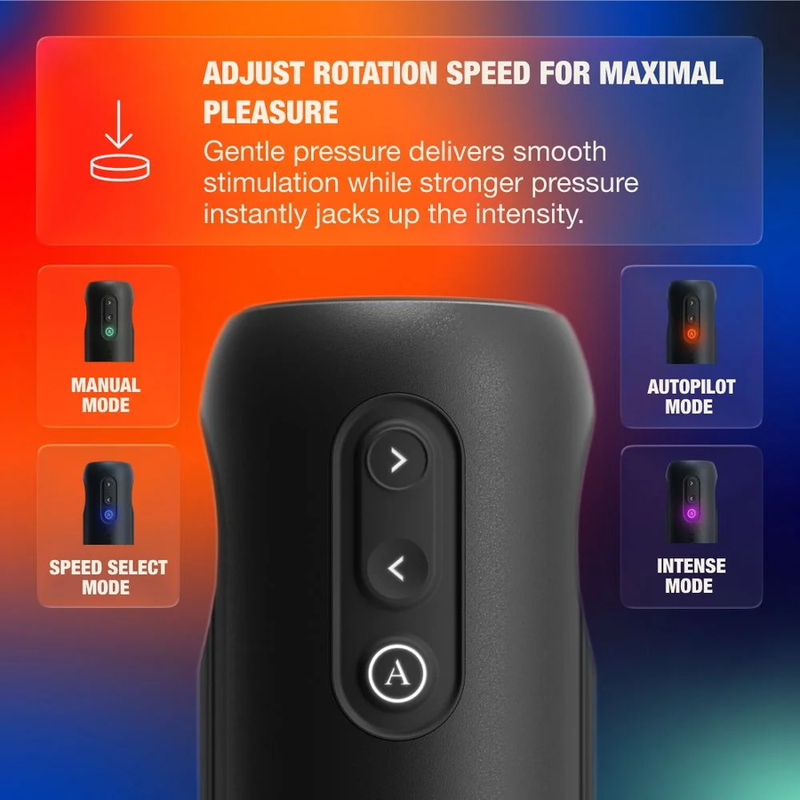 ARCWAVE - ORBIT 360° ROTATING MALE MASTURBATOR WITH APP CONTROL BLACK
