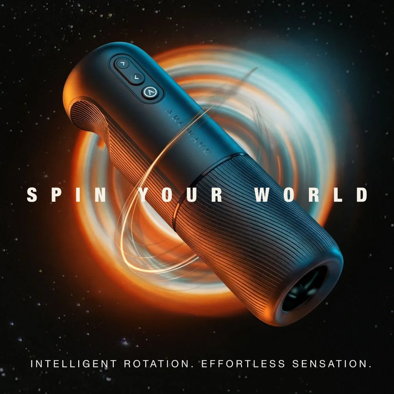 ARCWAVE - ORBIT 360° ROTATING MALE MASTURBATOR WITH APP CONTROL BLACK