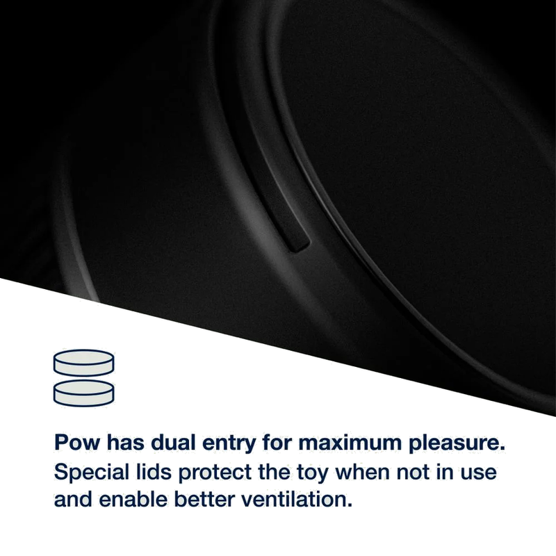 ARCWAVE - POW MANUAL STROKER WITH SUCTION CONTROL BLACK