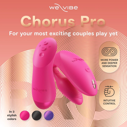 WE-VIBE - CHORUS PRO PREMIUM COUPLES VIBRATOR ELECTRIC PINK