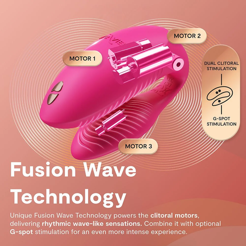 WE-VIBE - CHORUS PRO PREMIUM COUPLES VIBRATOR ELECTRIC PINK