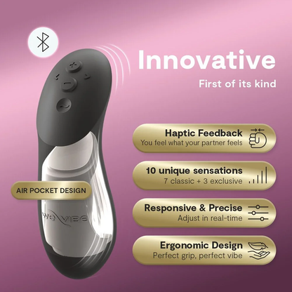 WE-VIBE - CHORUS PRO PREMIUM COUPLES VIBRATOR SATIN BLACK