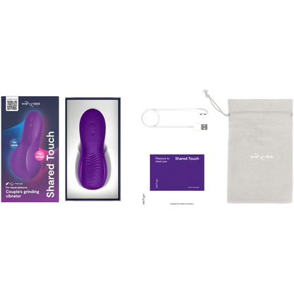 WE-VIBE - SHARED TOUCH DOUBLE-SIDED COUPLES VIBRATOR PURPLE