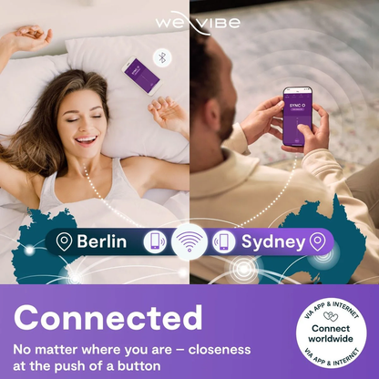 WE-VIBE - SYNC 2 ADJUSTABLE COUPLES VIBRATOR VELVET GREEN