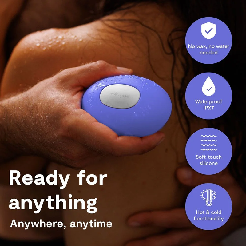 WE-VIBE - TEMP HEATING AND COOLING VIBRATOR LAVENDER BLUE