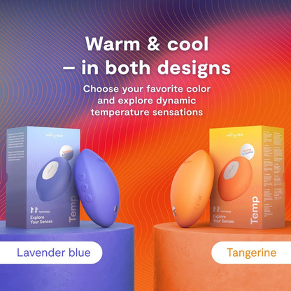 WE-VIBE - TEMP HEATING AND COOLING VIBRATOR TANGERINE