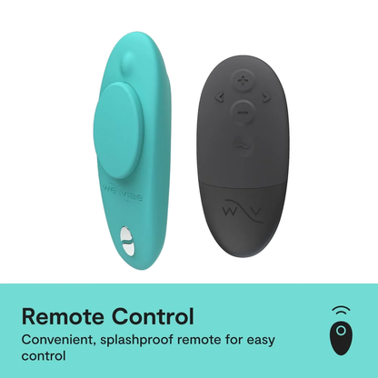 WE-VIBE - MOXIE+ MAGNETIC-CLIP PANTY VIBRATOR AQUA