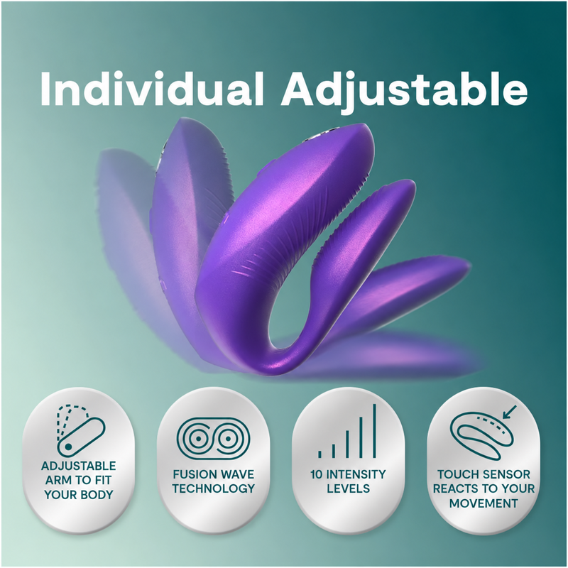 WE-VIBE - CHORUS PRO PREMIUM VIBRADOR PARA PAREJAS PÚRPURA CÓSMICO
