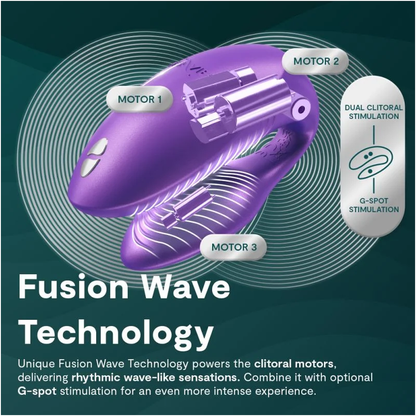 WE-VIBE - CHORUS PRO PREMIUM VIBRADOR PARA PAREJAS PÚRPURA CÓSMICO