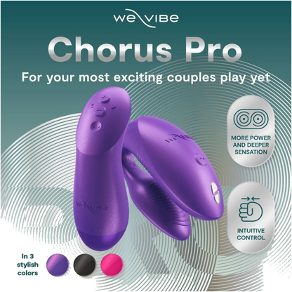 WE-VIBE - CHORUS PRO PREMIUM VIBRADOR PARA PAREJAS PÚRPURA CÓSMICO