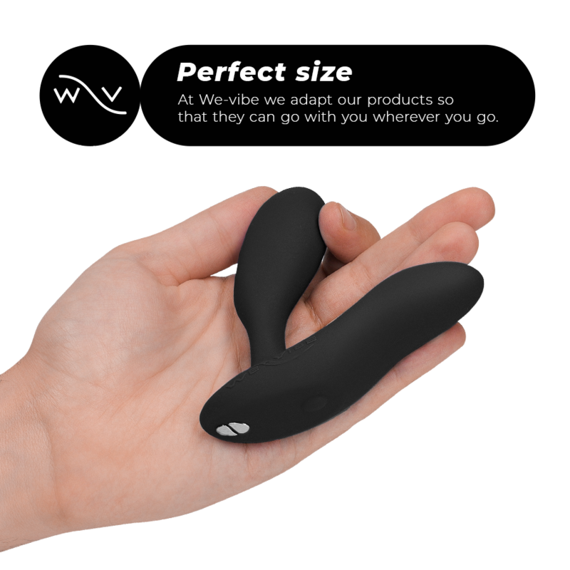 WE-VIBE - VECTOR+ BLACK PROSTATE MASSAGER REMOTE CONTROL
