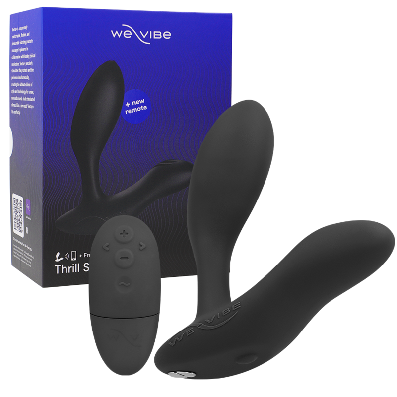 WE-VIBE - VECTOR+ BLACK PROSTATE MASSAGER REMOTE CONTROL