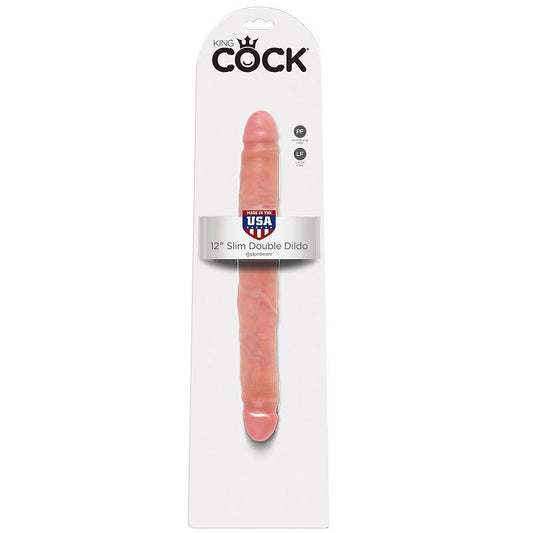 KING COCK - DOUBLE GODEMICHET SLIM 30 CM