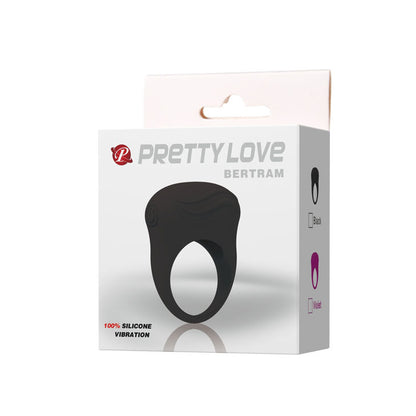 PRETTY LOVE - ANNEAU VIBRATEUR BERTRAM NOIR