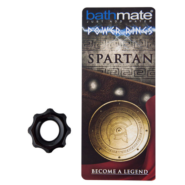 BATHMATE - SPARTAN BLACK PENIS RING