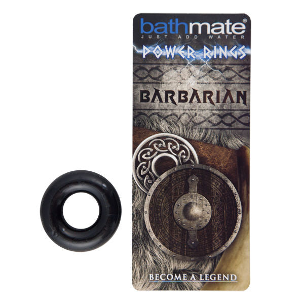 BATHMATE - BARBARIAN BLACK PENIS RING