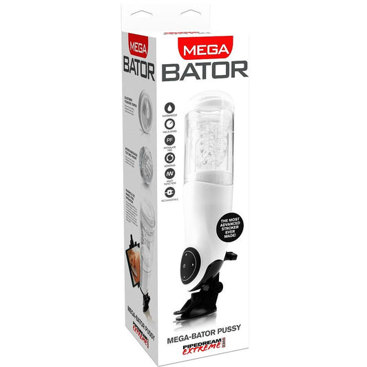 EXTREME TOYZ - PDX MEGA BATOR USB-MÄNNLICHER MASTURBATOR VAGINA WEISS