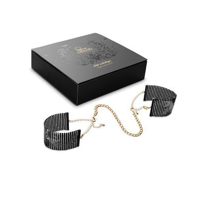 BIJOUX INDISCRETS - DÃSIR MÃTALLIQUE BLACK METAL MESH HANDCUFFS