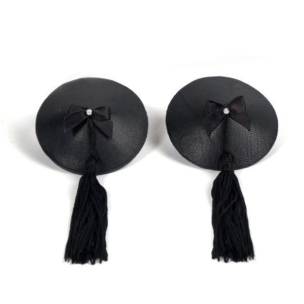 BIJOUX INDISCRETS - BURLESQUE BLACK NIPPLE COVERS