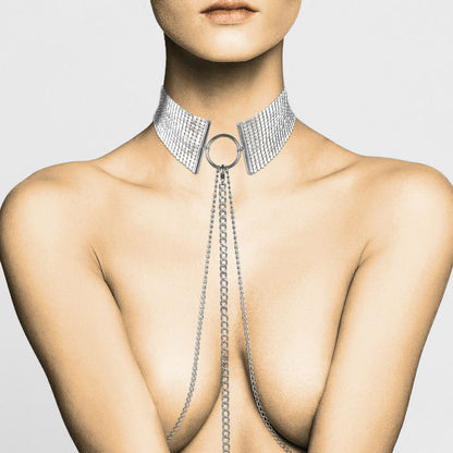 BIJOUX INDISCRETS - DÃSIR MÃTALLIQUE SILVER METALLIC NECKLACE