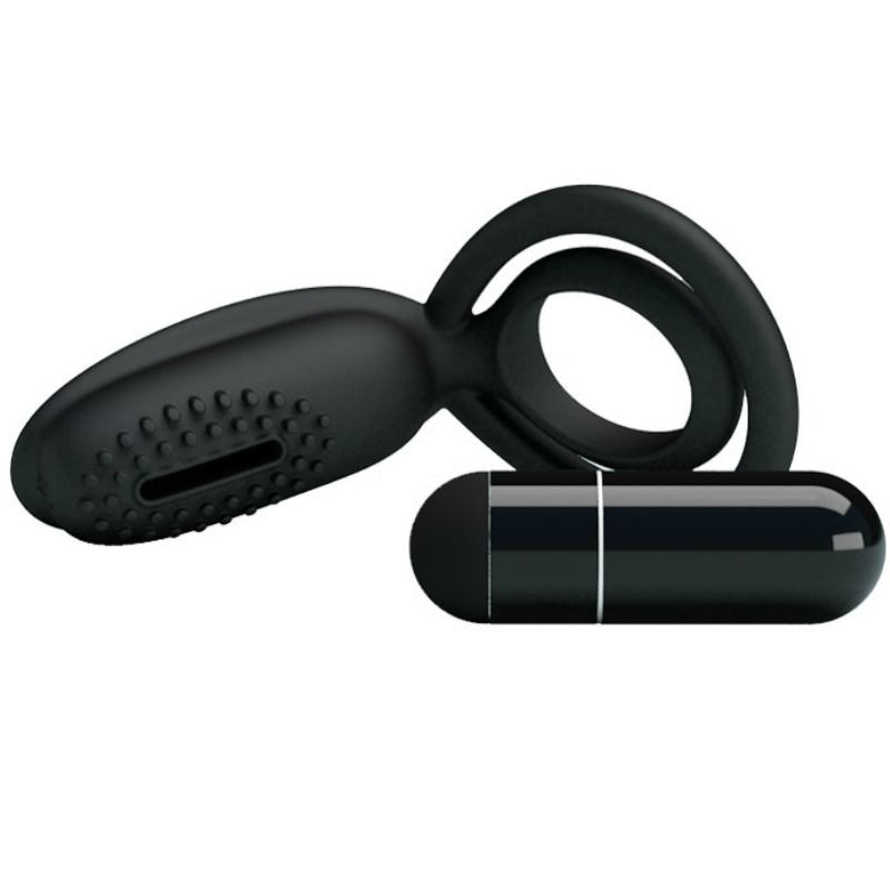 PRETTY LOVE - VIBRATING RING WITH ESTHER STIMULATOR