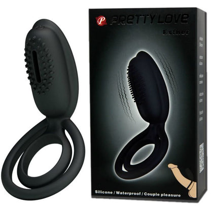 PRETTY LOVE - VIBRATING RING WITH ESTHER STIMULATOR