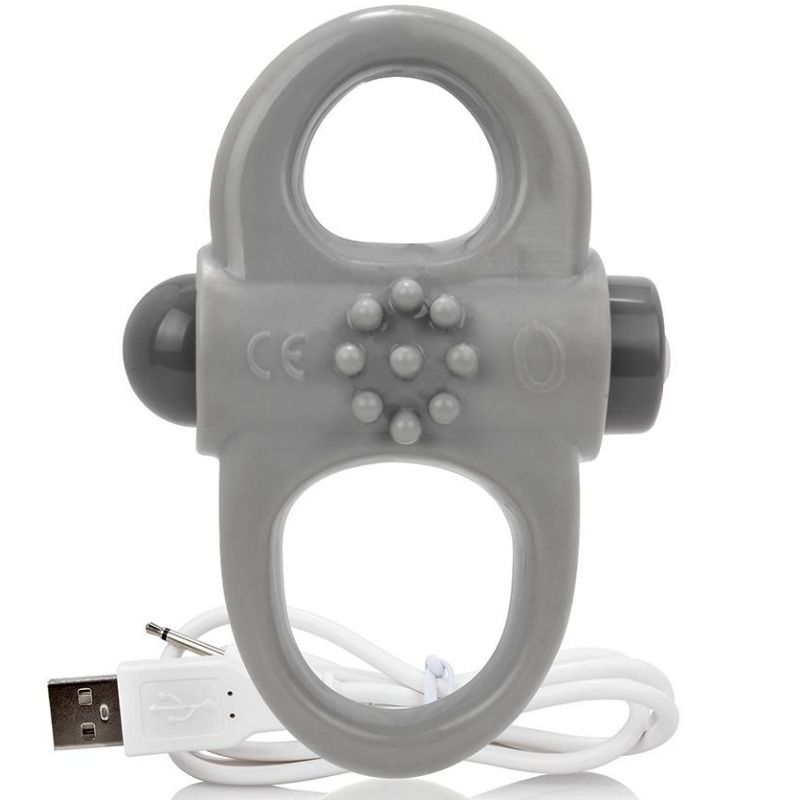 SCREAMING O – WIEDERAUFLADBARER VIBRATIONSRING YOGA GRAU