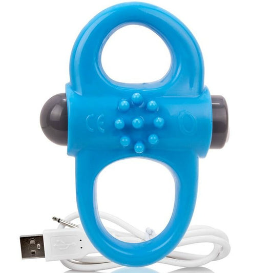 SCREAMING O - ANNEAU VIBRANT RECHARGEABLE YOGA BLEU