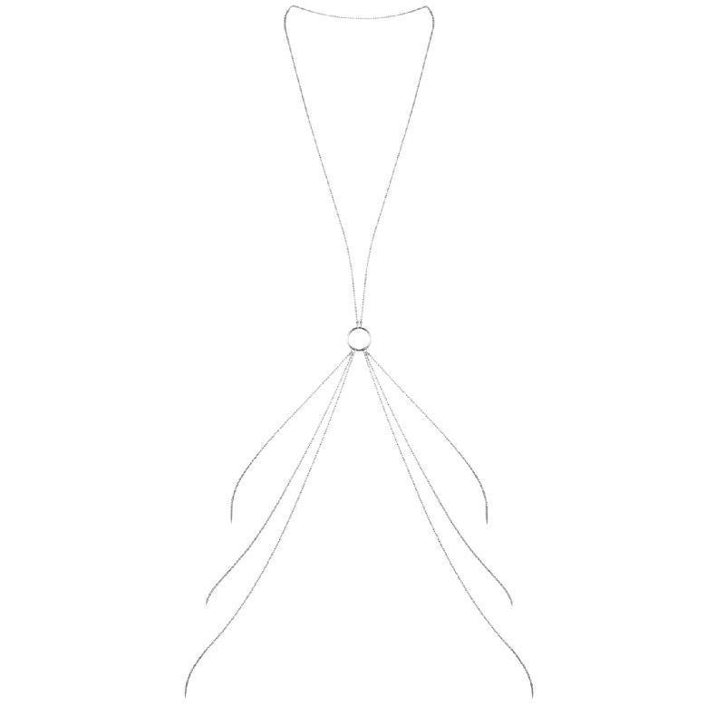 BIJOUX INDISCRETS - MAGNIFIQUE METAL CHAINS FOR THE BODY 8 SILVER