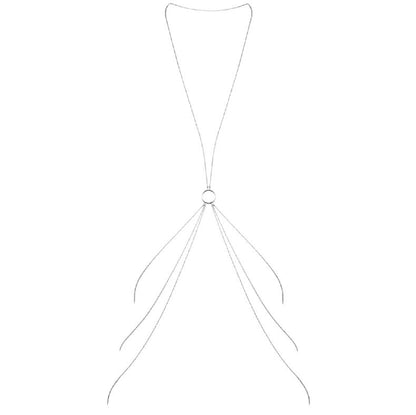 BIJOUX INDISCRETS - MAGNIFIQUE METAL CHAINS FOR THE BODY 8 SILVER