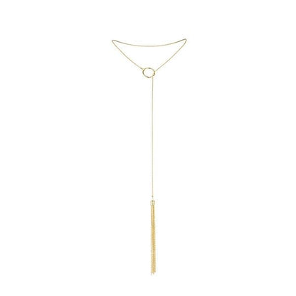BIJOUX INDISCRETS - MAGNIFIQUE METAL NECKLACE WITH GOLDEN FRINGES