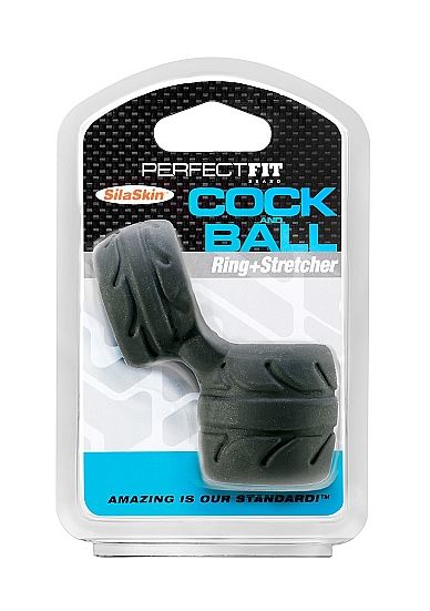 PERFECT FIT BRAND - SILASKIN COCK & BALL BLACK