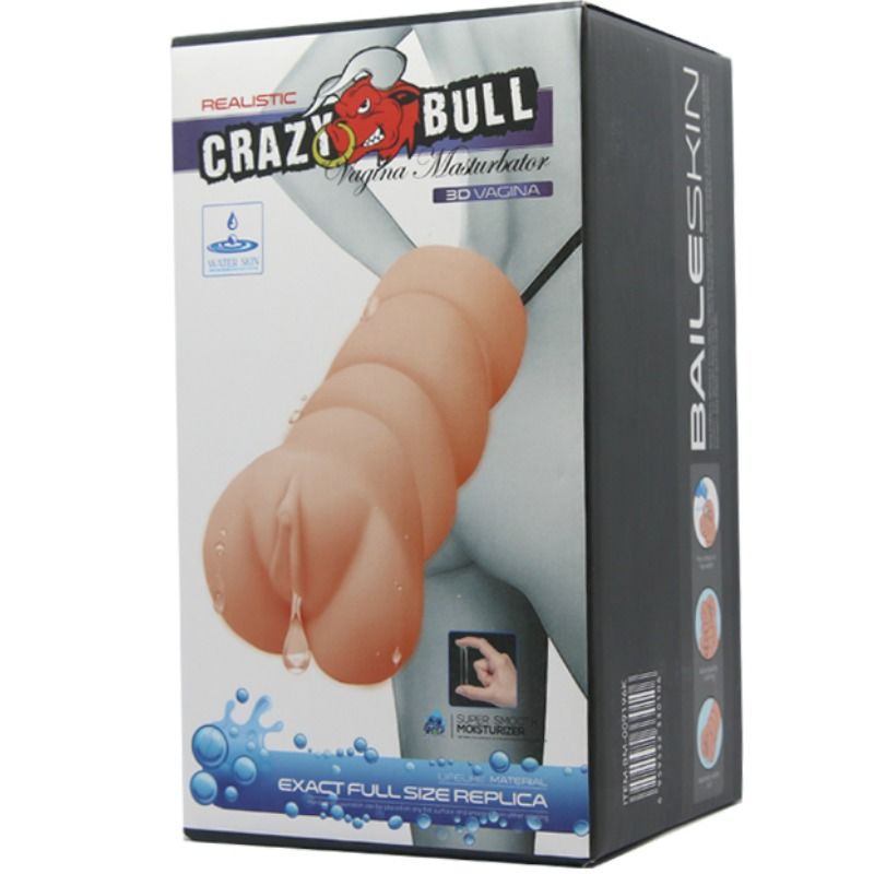 CRAZY BULL - WASSERHAUT-MASTURBADOR-VAGINA-MODELL 3