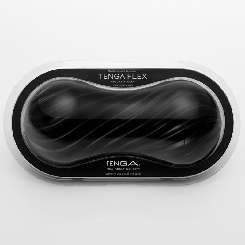 TENGA - FLEX MÄNNLICHER MASTUBADOR SCHWARZ