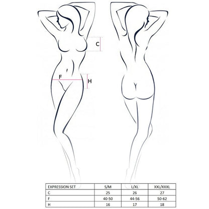 PASSION - WOMAN EXPRESSION SET SIZE L/XL FETISH