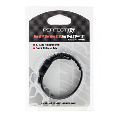 PERFECT FIT BRAND - SPEED SHIFT COCK RING BLACK