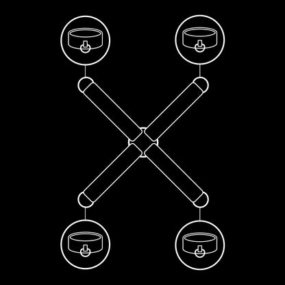 FETISH SUBMISSIVE - VEGAN LEATHER HANDCUFF UNION