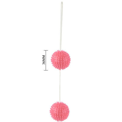 BAILE - DES BILLES TEXTURÉES ROSE PROFOND DE 3,6 CM PROCURENT UN PLAISIR INTENSE