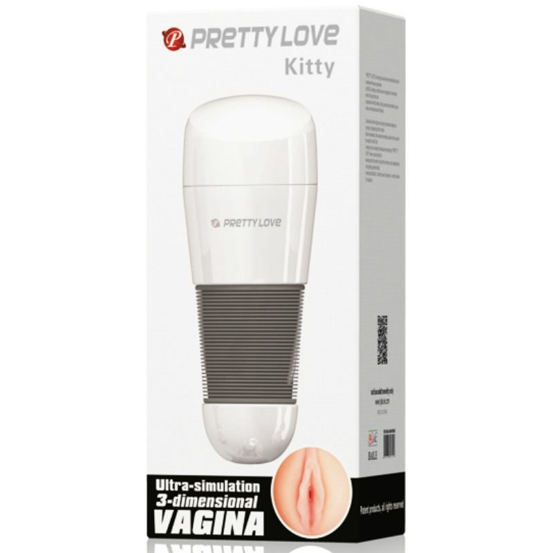 PRETTY LOVE - MASTURBADOR VAGINAL KITTY WHITE 2